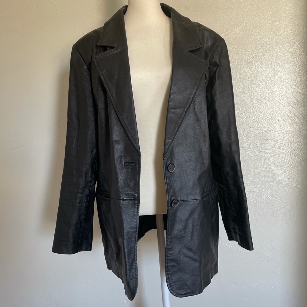 Leather Trench Coat